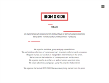 Tablet Screenshot of ironoxide.org